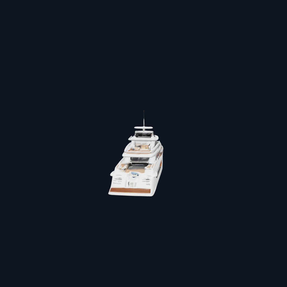 Ultra-Luxurious Superyacht Model Pack with Streamlined Hull and Opulent Design